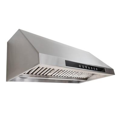 42 and 48" Wall Range Hood - PLJW 102 with Stainless Steel and Outdoor Rated 304 Stainless Steel options