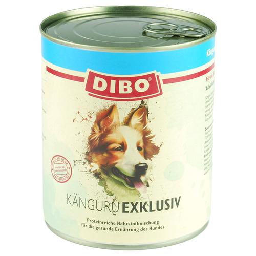 6x800g DIBO Exklusiv mit Känguru Hundefutter nass