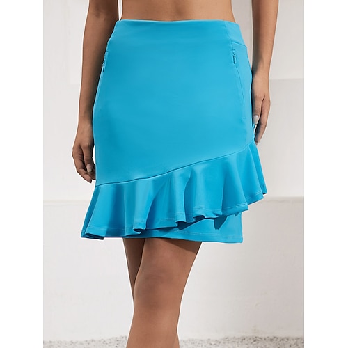 Damen Golf-Skorts Rot Blau Unterteile Damen-Golfkleidung, Kleidung, Outfits, Kleidung Image