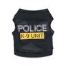 Law Enforcement Pet Dog Puppy Vest Tshirt Policeman Justice Agent Coat Pet Clothes Summer Apparel Cosplay Party Costumes Awesome