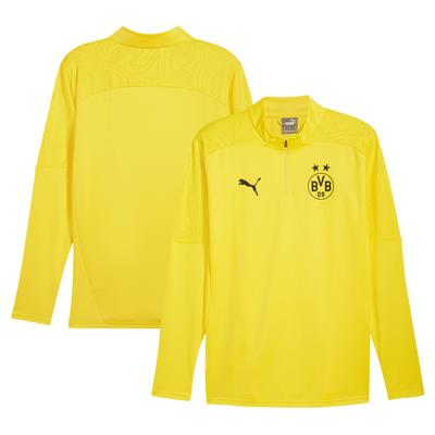 Borussia Dortmund PUMA 1/4 Reißverschluss Trainingsoberteil - Gelb Image