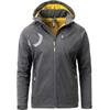 Softshelljacke LPO "ELLIOT PEAK II MEN", Herren, Gr. L (52), grau (anthrazit), 96% Polyester; 4% Elasthan, sportlich, Langarm mit Gummizug, Jacken, auch in Großen Größen erhältlich