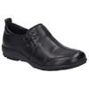 Slipper JOSEF SEIBEL "Charlotte 17", Damen, Gr. 41, schwarz, Leder, unifarben, klassisch, Schuhe, Schlupfschuh, Festtagsschuh, Komfortschuh mit kleinem Keilabsatz