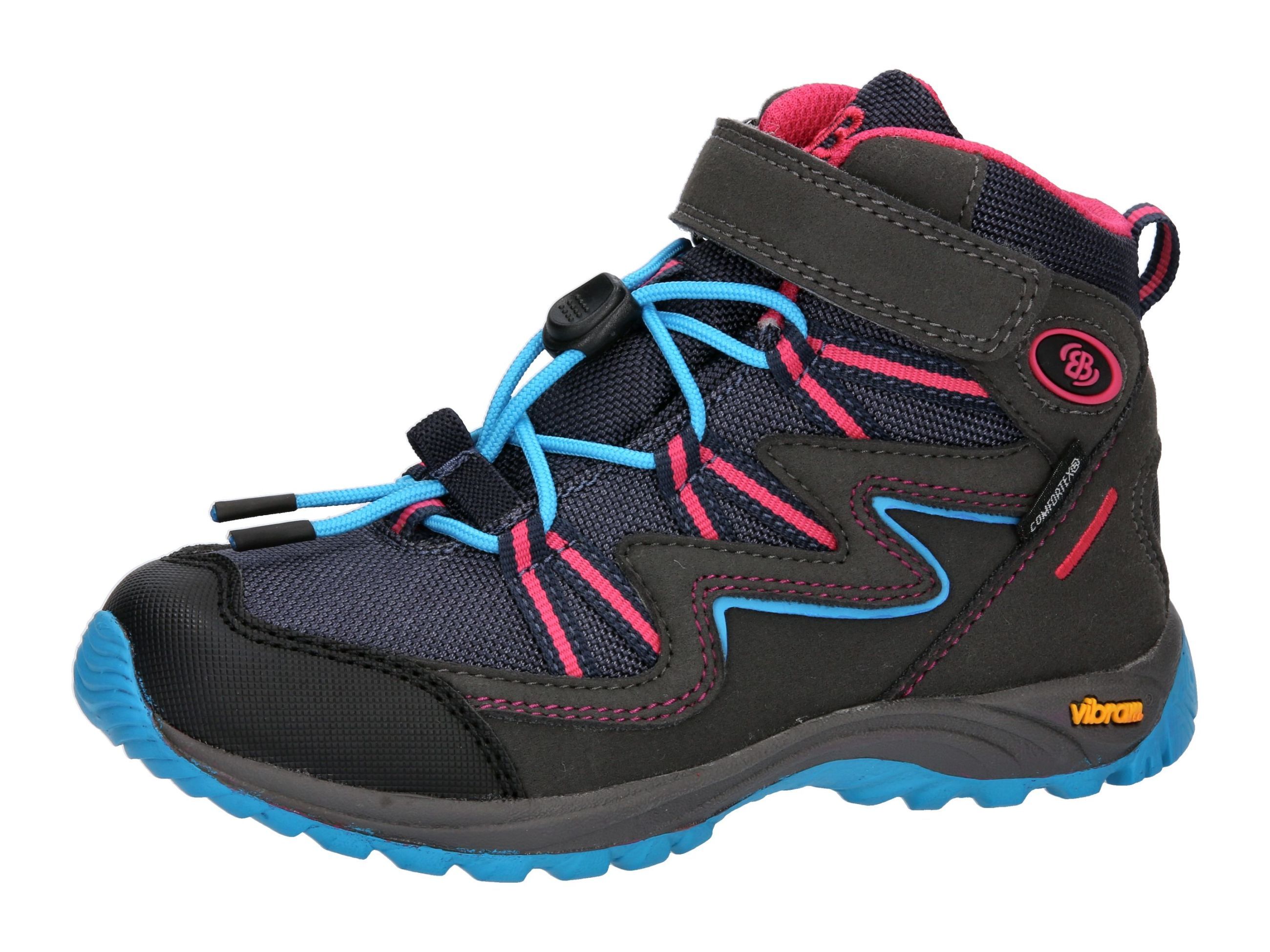 Wanderstiefel BRÜTTING "Outdoorstiefel Atlanta High VS", Kinder, Gr. 32, grau, Synthetik, Schuhe Wanderstiefel