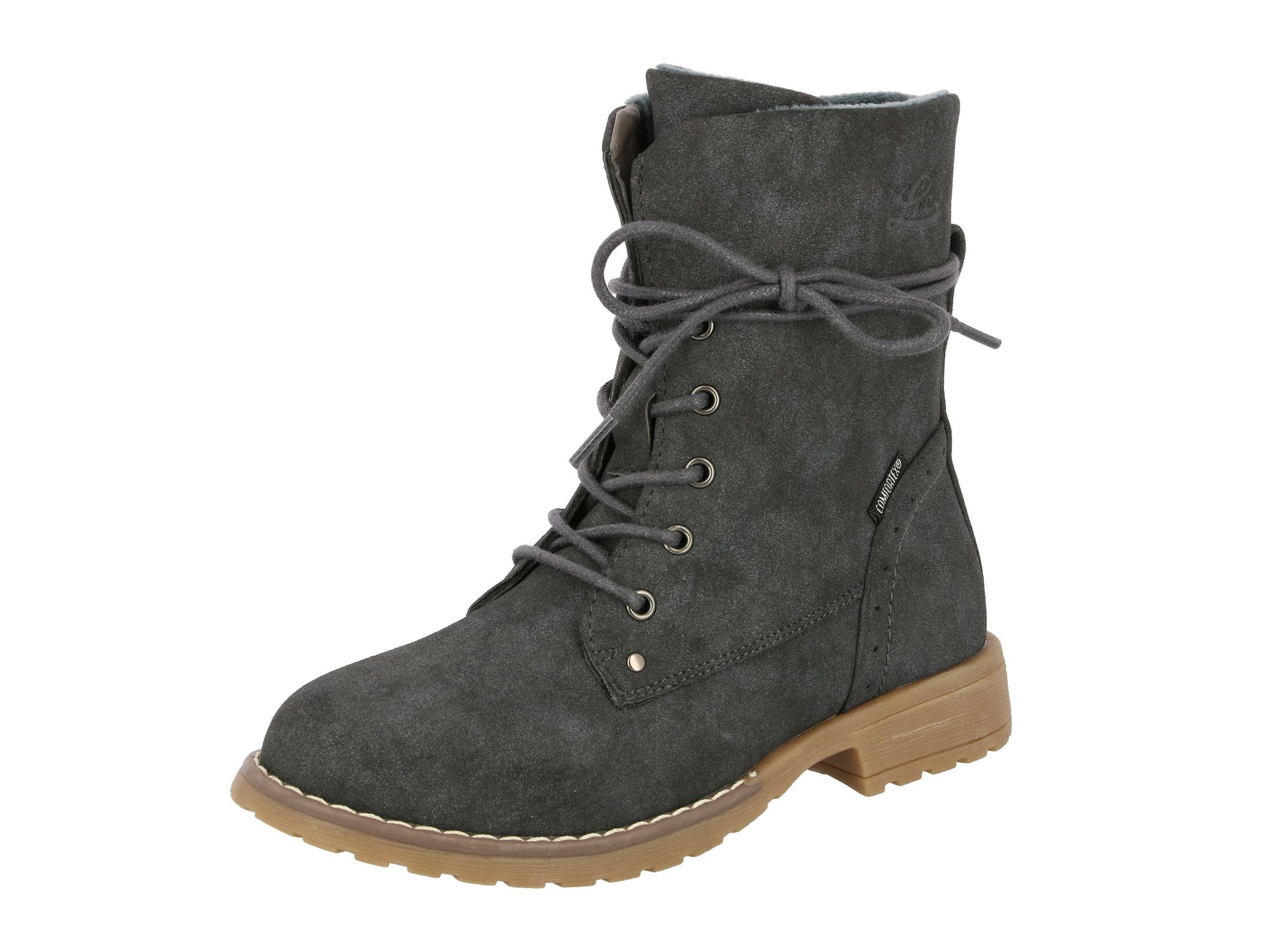 Winterstiefel LICO "Trendstiefel Linea - anthrazit", Gr. 32, grau, Synthetik, Schuhe Image