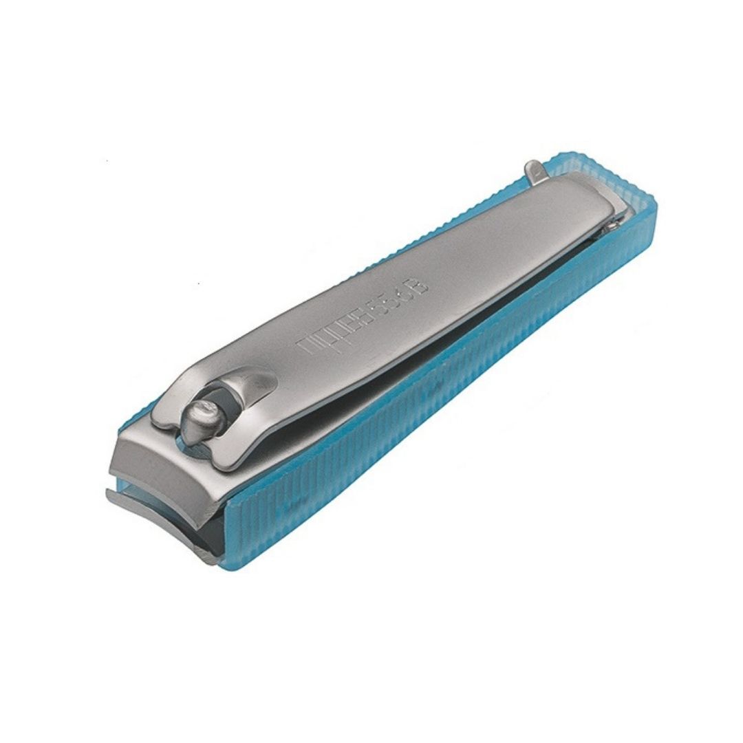 nippes Solingen tagliaunghie con raccogli unghie colorato blu 1 St