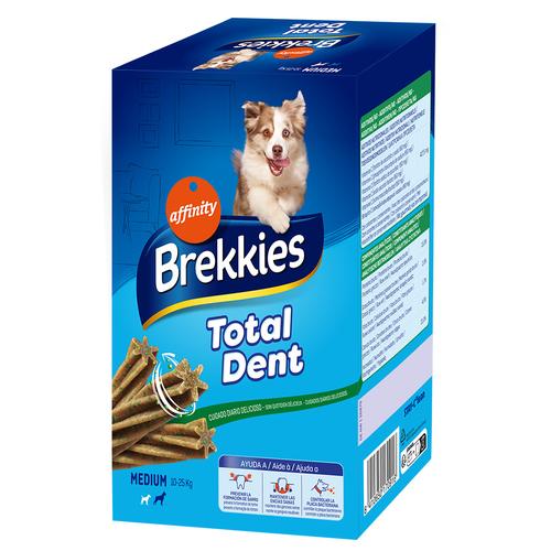 4x 180g Brekkies Total Dent für mittelgroße Hunde Hundesnacks