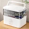 Large Household Medicine Box Plastic Multi-layer Division Multi-functional Storage Box Portable