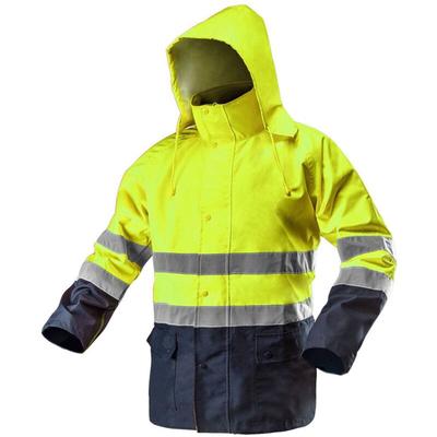 Warnschutz Regenjacke en iso 20471 neongelb s Image
