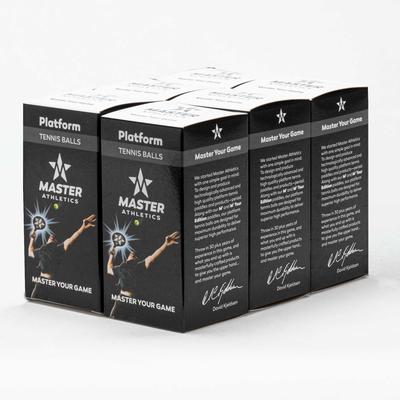 Master Athletics Master Platform Ball 6 Sleeves Platform Tennis Balls
