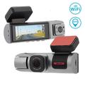 K1 1080p Nuovo design / HD / con fotocamera posteriore Automobile DVR 170 Gradi Angolo ampio CMOS 3 pollice IPS Dash Cam con Wi-fi / GPS / Visione notturna 4 LED a infrarossi Registratore per auto