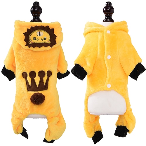 Hund Katze Overall Niedlich Stilvoll Gewöhnlich Alltagstauglich Winter Warm Weich Waschbar Bequem Outdoor Alltagstauglich Spaziergang Hundebekleidung for Bichon Frise Zwergspitz Baby Haustier Image