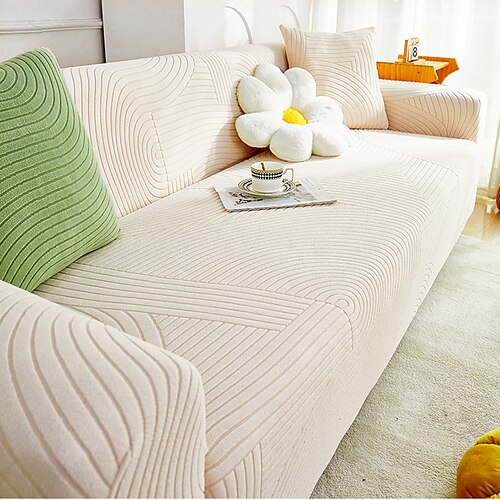 Elastischer Sofabezug, All-Inclusive-Universalbezug, für alle vier Jahreszeiten, katzenkratzfest, Sofabezug, faul, rutschfest, Vollbezug, Handtuch, dehnbar, langlebig, einfach anzubringen und zu Image