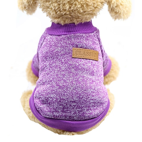 Hunde Pullover Fleeceweste Winter Warm Weich Modisch Komfortabel Hundebekleidung Image