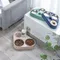 Dog And Cat Self-service Feeder Anti-knock Double Bowl Water Bottle Pet Supplies Stainless Steel