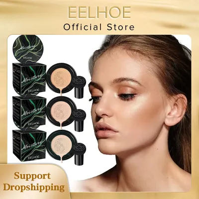 EELHOE Mushroom Air Cushion CC Cream Mushroom Head Waterproof Brighten Base Makeup Cosmetics