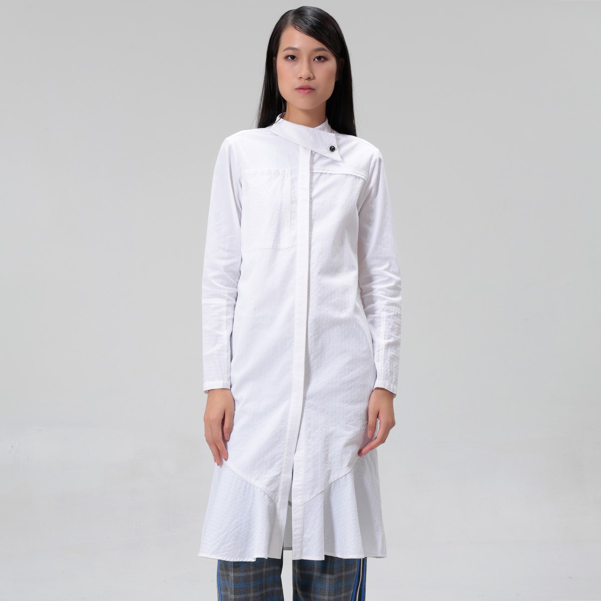 Minimalistisches Hemdblusenkleid Image