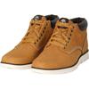 Schnürboots TIMBERLAND "BRADSTREET MID LACE UP SNEAKER", Gr. 47,5, gelb (wheat), Leder, sportlich, Schuhe, Winterstiefel, Schnürstiefel, Winterschuhe