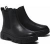 Chelseaboots TIMBERLAND "GREYFIELDMID CHELSEA BOOT", Gr. 38,5, schwarz, Leder, sportlich, Schuhe, Winterstiefel, Schnürstiefel, Winterschuhe
