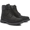 Schnürboots TIMBERLAND "6in Premium Shearling", Gr. 41, schwarz, Leder, sportlich, Schuhe, Winterstiefel, Schnürstiefel, Winterschuhe, wasserdicht, gefüttert