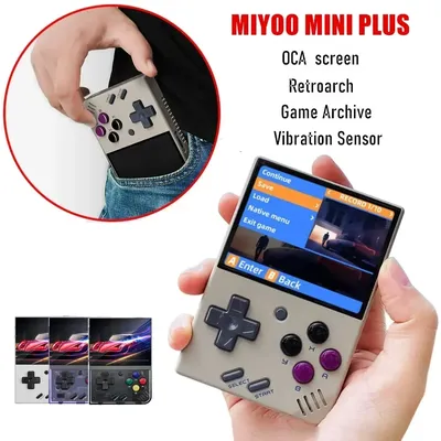 MIYOO MINI PLUS Tragbare Retro-Handheld-Videospielkonsole Linux-System Klassischer Gaming-Emulator Image