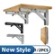 Étagères murales réglables, angle pliant multiple TANTriangle, support rapide, étagère de table montée, quincaillerie pour la maison, 2 pièces, 1 pièce
