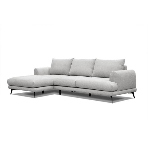 4-Sitzer Ecksofa in Stoff, hellbeige