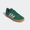 Sneaker ADIDAS SPORTSWEAR "VL COURT 3.0", Gr. 43, grün (dunkelgrün, cloud weiß, collegiate burgundy), Leder, Textil, sportlich, Schuhe, inspiriert vom Design des adidas samba