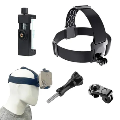 Cell Phone Head Strap Holder Headband Mounting Kit Cell Phone Mounting Bracket For Gopro Hero 11 10