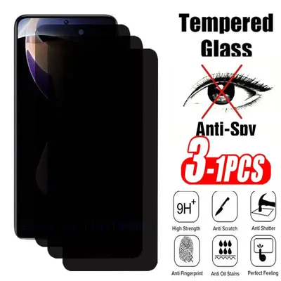 Anti Spy Screen Protector For Samsung S25 Ultra A56 5G A36 S24 Plus S23 S22 S21 S20 FE A55 A54 A15