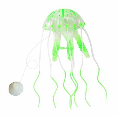 Glowing Jellyfish Ornament Decoration for Aquarium Fish Tank Fish Tank Aquarium Decoration Fish Jellyfish Purple Silicone 1pc 515 cm