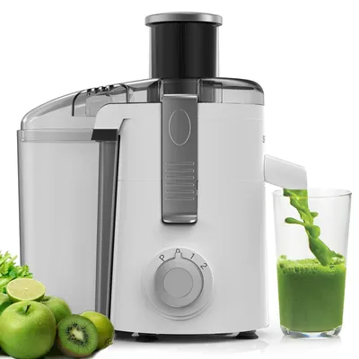 SiFENE Compact Juice Maker, Centrifugal Juice Extractor for Fruit & Vegetable Juice, 3-Speeds,