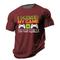 Herren T Shirt Spiele Lustig Gamepad Rundhalsausschnitt Bekleidung 3D-Druck Party Festtage Kurzarm Vintage Cool