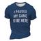Herren Spiel Lustig T Shirt Kurzarm T-Shirt 3D-Druck Rundhalsausschnitt Hemd Vintage Cool Party Ferien Hellbraun Schwarz Rote Sommer Frühling Bekleidung S M L XL XXL XXXL