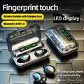 Auricolari wireless F9 LED Dislpaly Binaurale TWS Auricolare Bluetooth wireless Cuffie Bluetooth con riduzione del rumore impermeabili