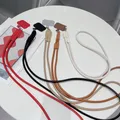 Catena universale con cinturino in pelle a tracolla per custodia per cellulare intelligente iPhone 120CM Corda sportiva in nylon colorato con cavo singolo