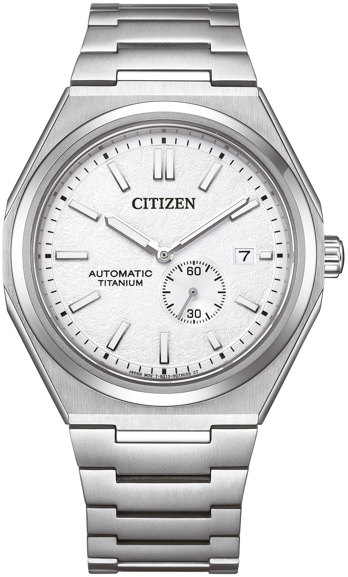 Automatikuhr CITIZEN, silber (titansilberfarben, silberfarben), Armbanduhren, Damen, Automatikuhr, Armbanduhr, Herrenuhr, Damenuhr, Titan, Saphirglas, bis 10bar wasserd.