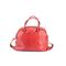 Red Envelope Leather Satchel: Red Solid Bags