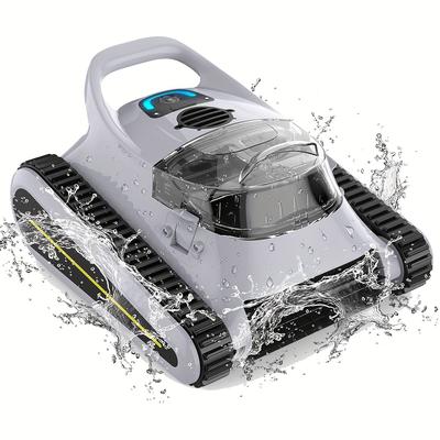 TEMU Seauto Crab Pool Vacuum, Cordless Robotic Pool Cleaner For Inground Pools, Wall Climbing, Sonar Navigation