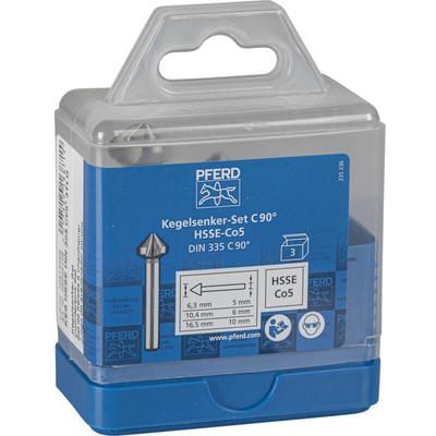 PFERD SET KES HSSE DIN 335 C90° 3 25202155 Kegelsenker-Set HSS 1 St. Image