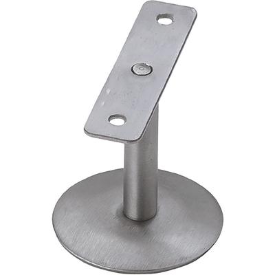 Handlaufträger flach, Rosetten ø 60 mm, Wandabstand 58 mm, Edelstahl Image