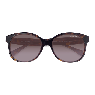 Unisex s horn Shiny Dark Tortoise Acetate Prescription sunglasses - Eyebuydirect s Ralph RA5191