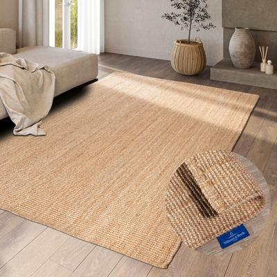 Teppich VILLEROY & BOCH "Rosalie Juteteppich", beige (naturgold), B:200cm H:10mm L:290cm, Jute, Teppiche, Läufer, 100% Jute, Natur, Wohnzimmer, Esszimmer, Schlafzimmer, GRS Image