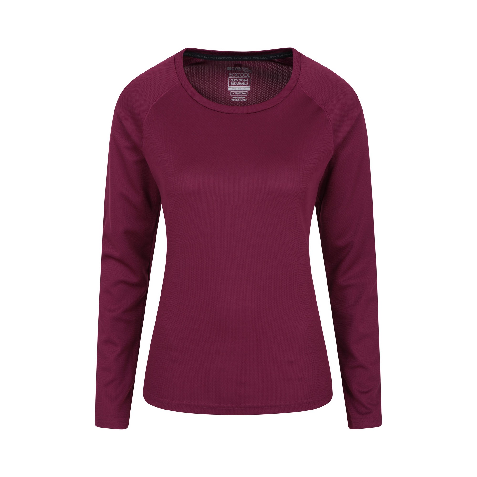 Mountain Warehouse Damen/Damen Endurance Langarm-Top (Rosa) Image