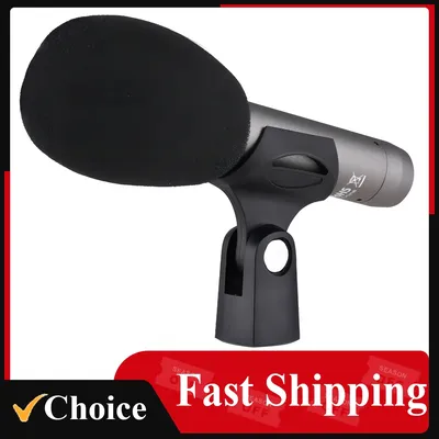 TAKSTAR CM-60 Condenser Microphone XLR Cardioid Mic for Studio Recording Broadcasting Stage Performance Instrument Playing