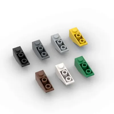 MOC 10PCS 4287 Inverted 33 3x1 Building Blocks Kit Slope Educational Bricks Particle Puzzle DIY Toys Children Birthday Kid Gifts