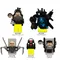 XPK2168 XPK2169 XPK2170 Skibidi Toilet Man Building Blocks Accessories Titan TV Monitor Cameraman