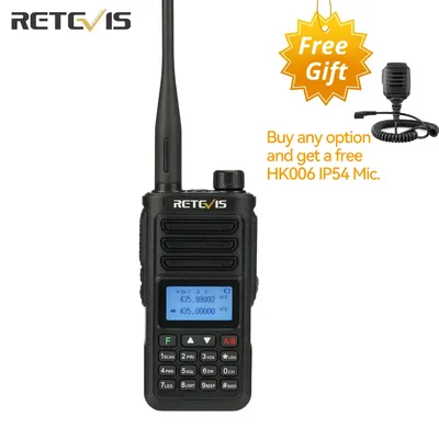 Retevis RA89 Ham radio 10W Walkie Talkie Long Range IP68 Type-C Transceiver FM VHF UHF Communication Radio for Emergency