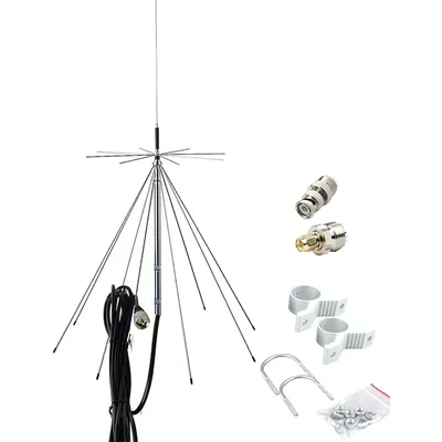 SignalPlus Discone Antenna D3000N Diamonds Scanner Antenna CB UHF VHF Antenna 25-3000MHz for SDR Radio Receive Transmit HF VHF