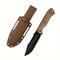 TEMU 1pc Outdoor Adventure With Knife Sheath Survival Knife, Sharp High Hardness Blade, Portable Jungle Black Knife, Camping Knife, Camping Hiking Good .